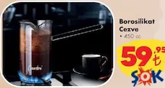 BOROSİLİKAT CEZVE 450 CC indirimli fiyat BOROSİLİKAT CEZVE 450 CC fiyat ve kampanya bilgisi